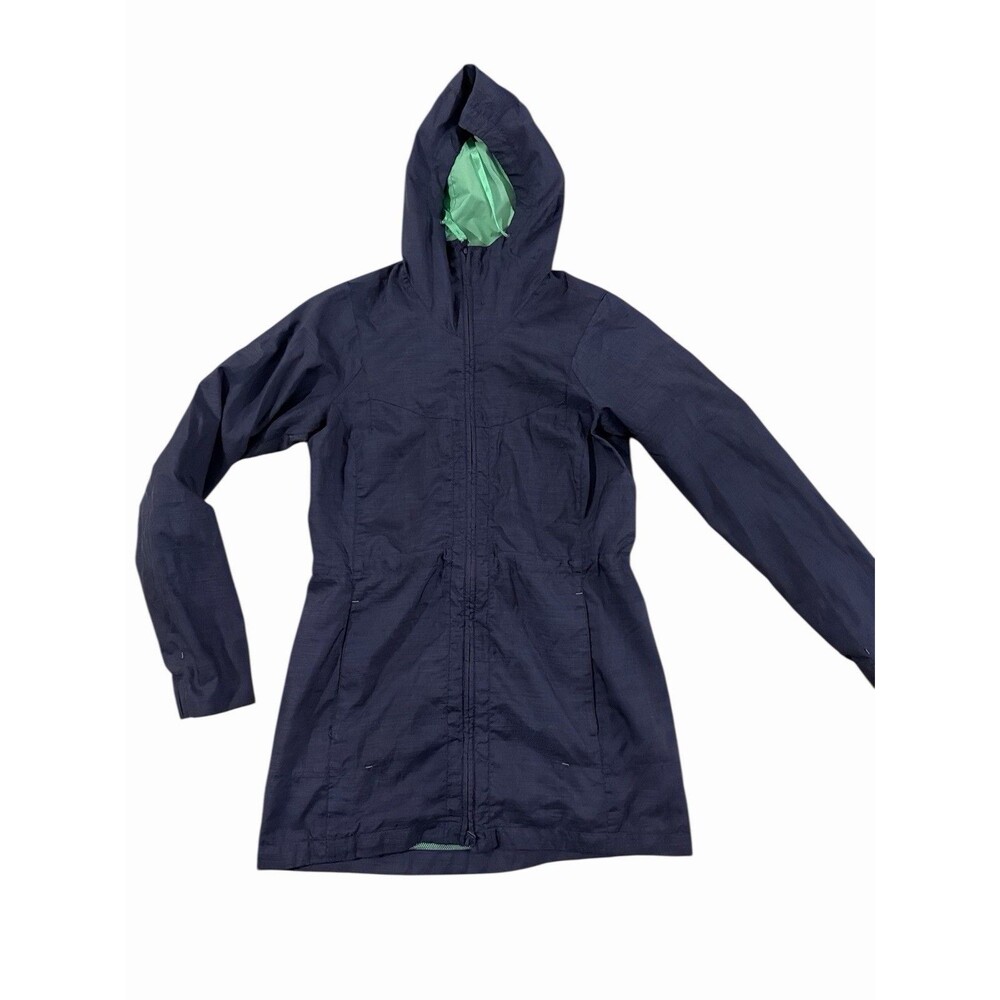 Salomon ClimaPro Hooded Jacket Youth 13+ Small Purple Blue Full‎ Zip Outdoor